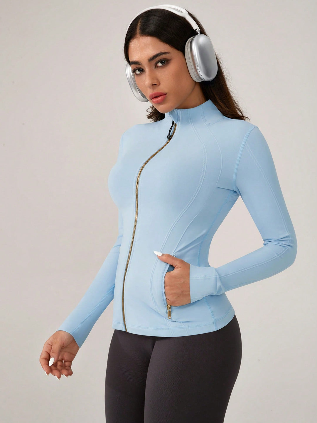 Jachetă sport SHEIN, albastru