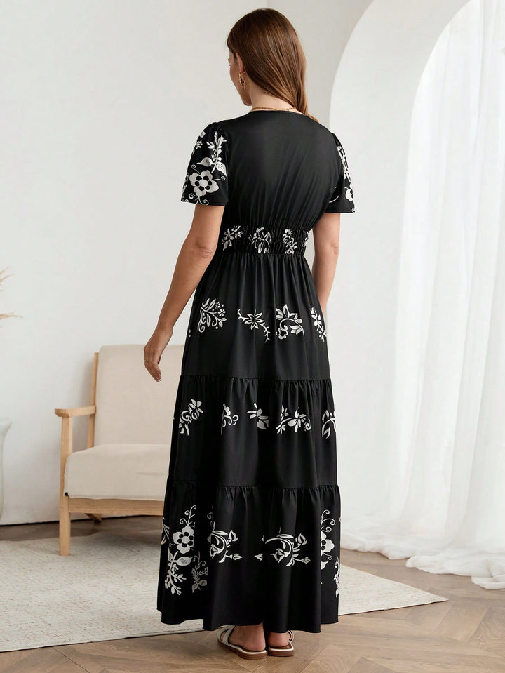 Rochie midi SHEIN, mix culori