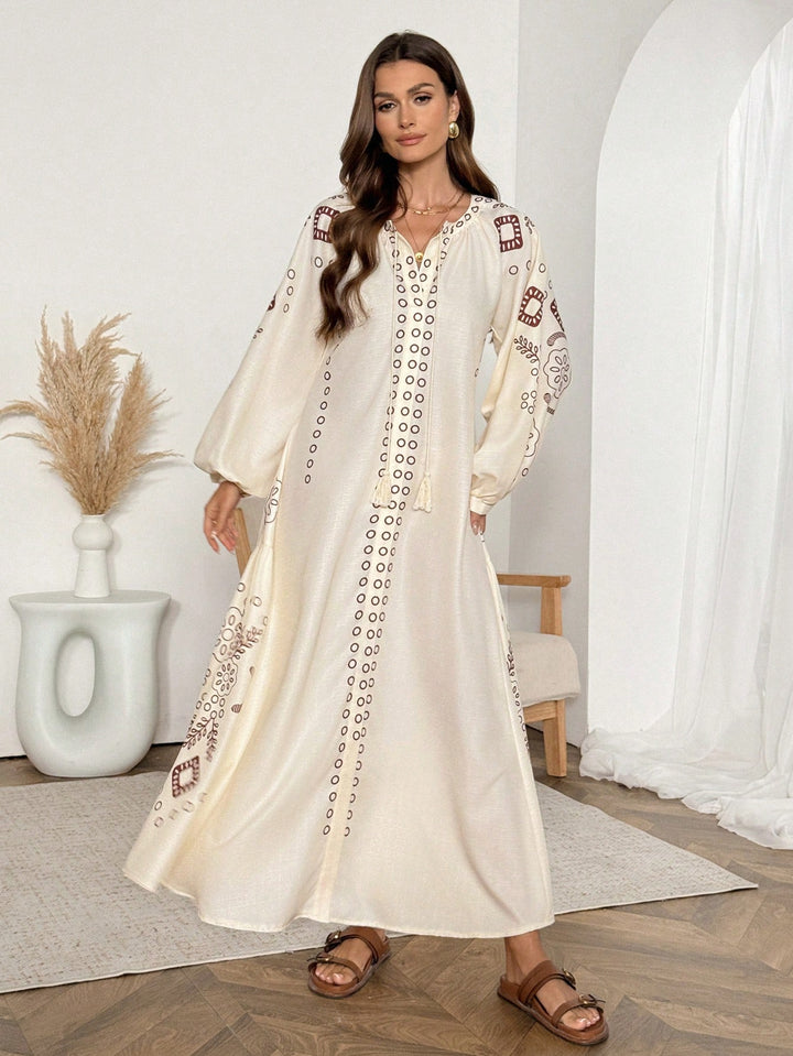 Rochie maxi SHEIN, bej