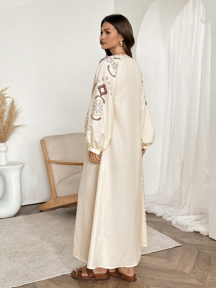 Rochie maxi SHEIN, bej