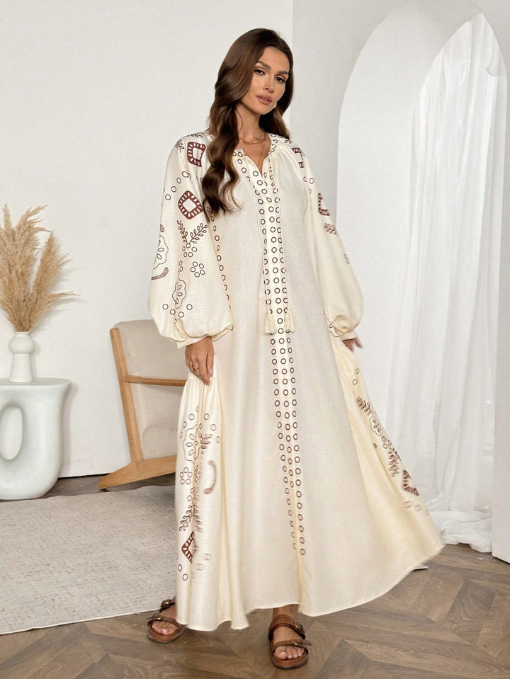 Rochie maxi SHEIN, bej