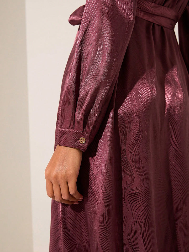 Rochie maxi SHEIN, vișiniu