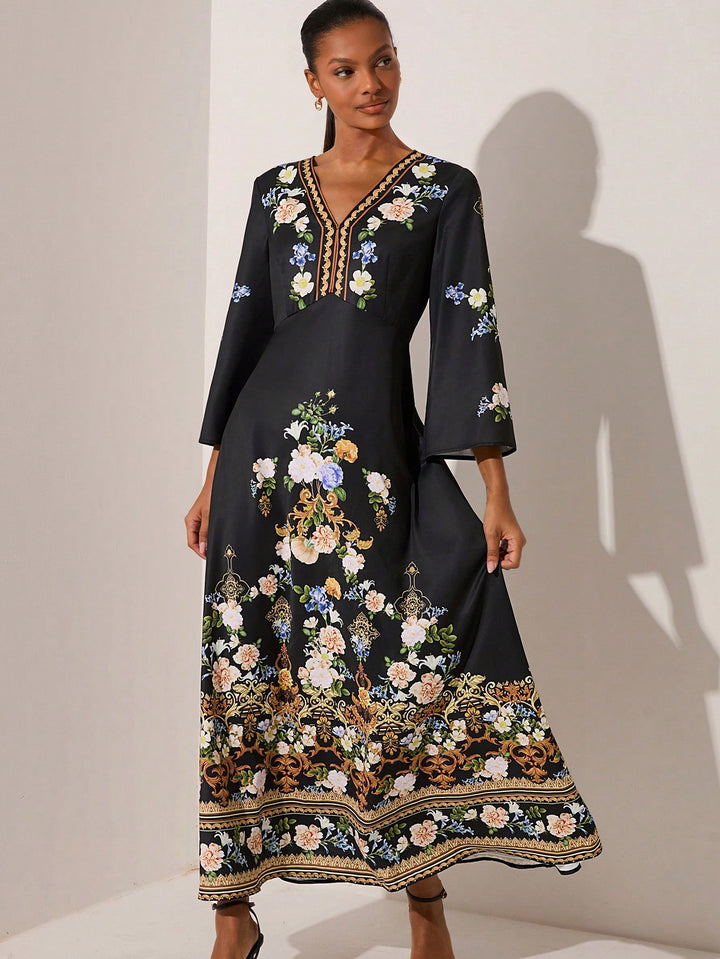 Rochie maxi SHEIN, negru