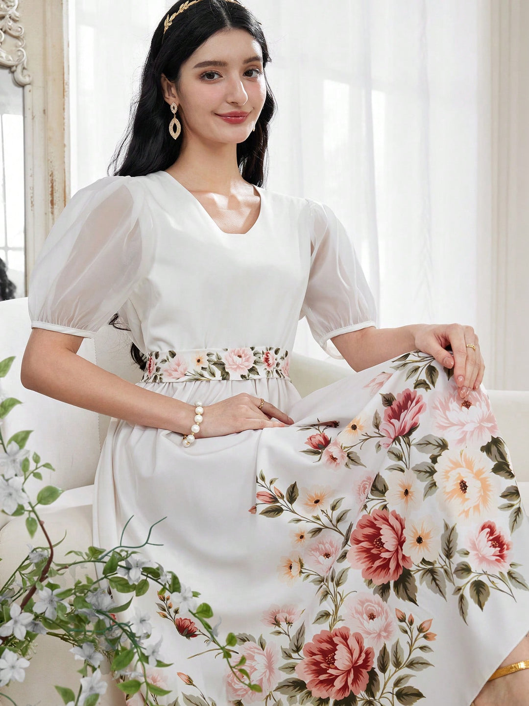 Rochie SHEIN, alb