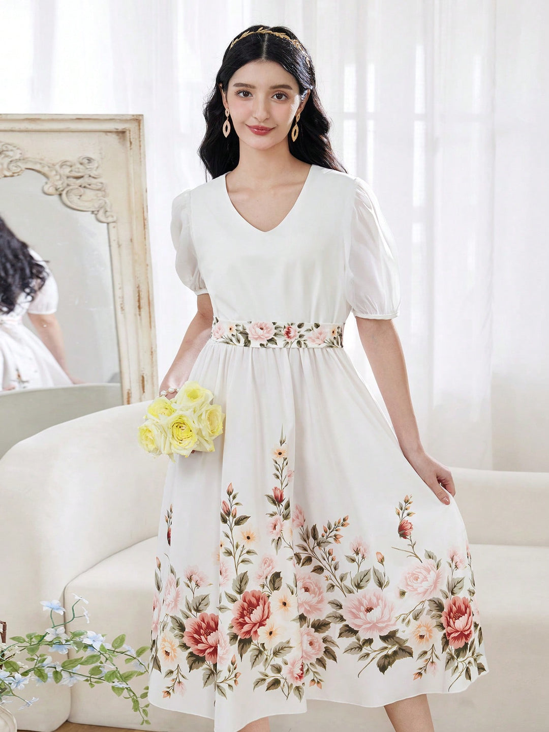 Rochie SHEIN, alb