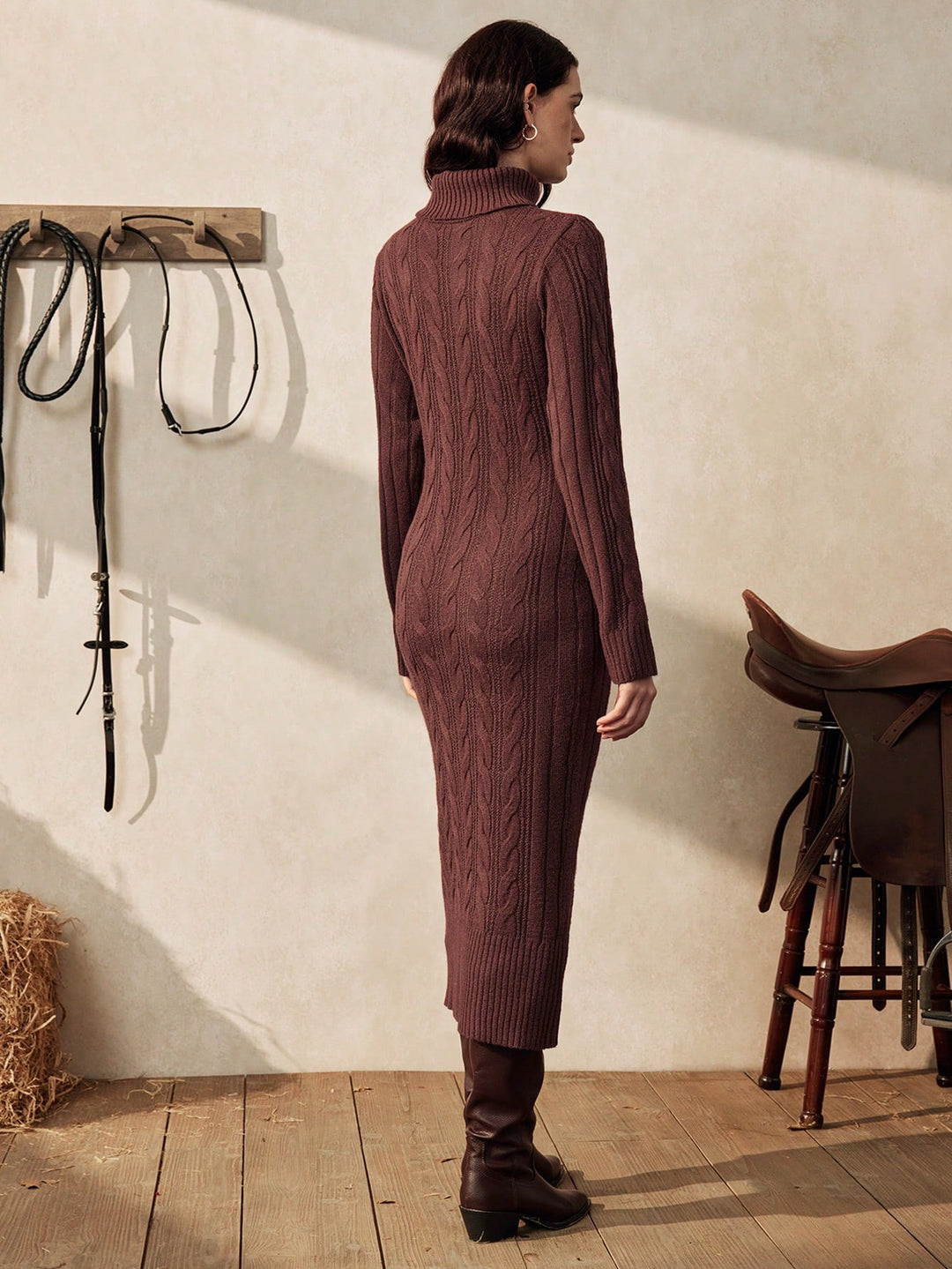 Rochie SHEIN, maro
