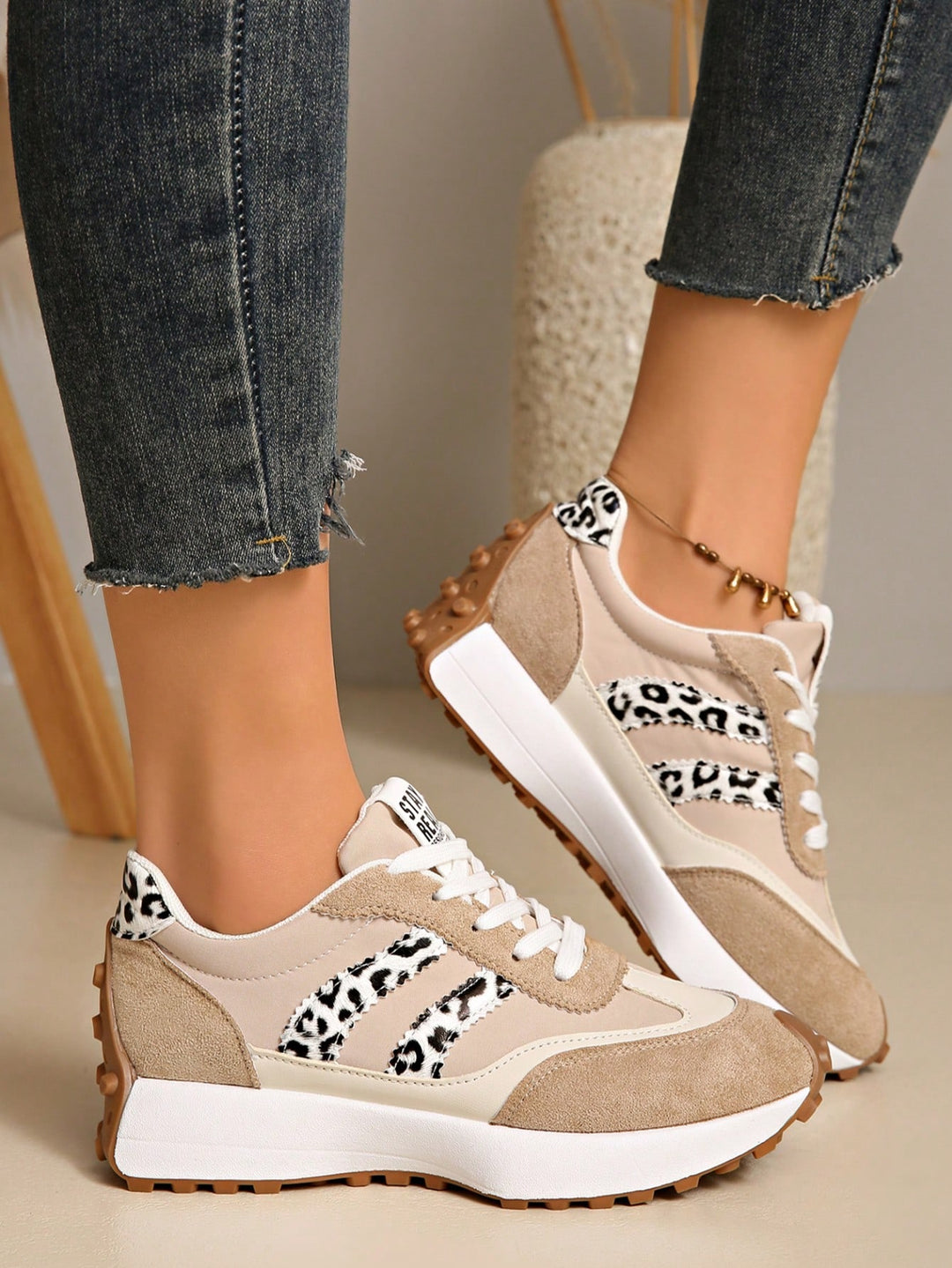 Pantofi sport SHEIN, kaki
