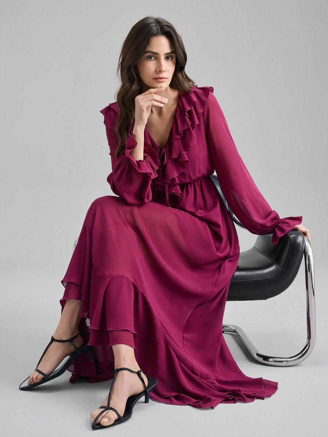 Rochie maxi SHEIN, mov