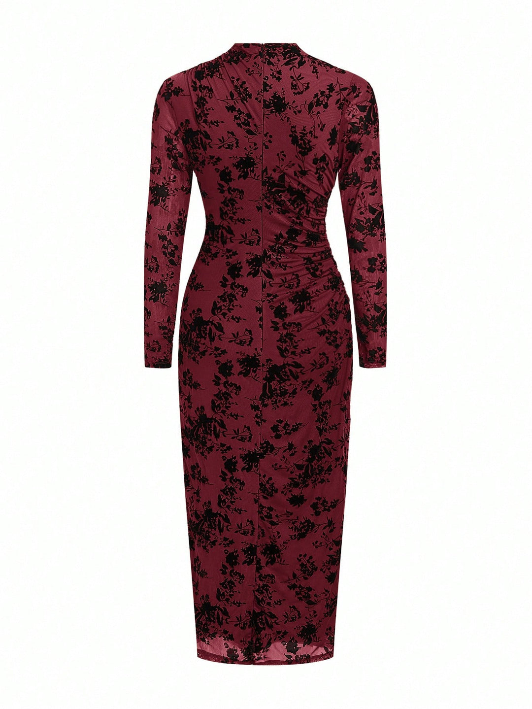 Rochie midi SHEIN, vișiniu