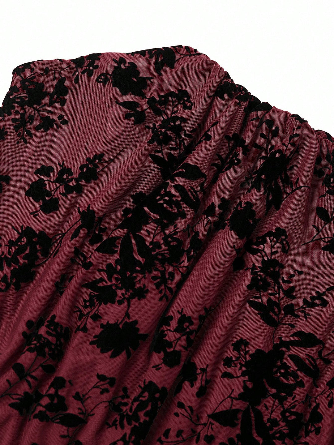 Rochie midi SHEIN, vișiniu