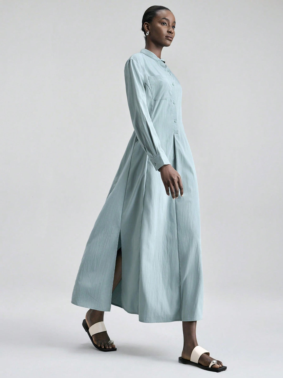 Rochie maxi SHEIN, albastru