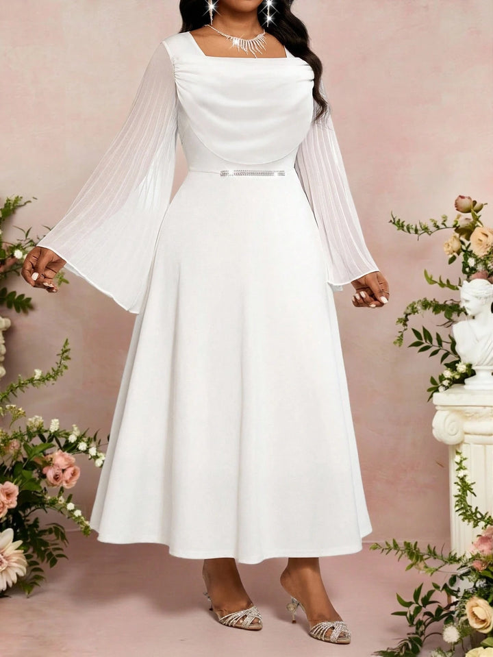 Rochie maxi SHEIN, alb