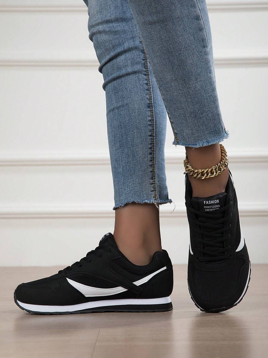 Pantofi sport SHEIN, negru