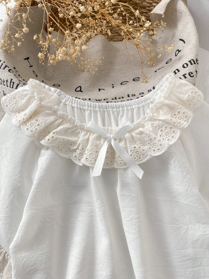 Rochie de noapte SHEIN, crem