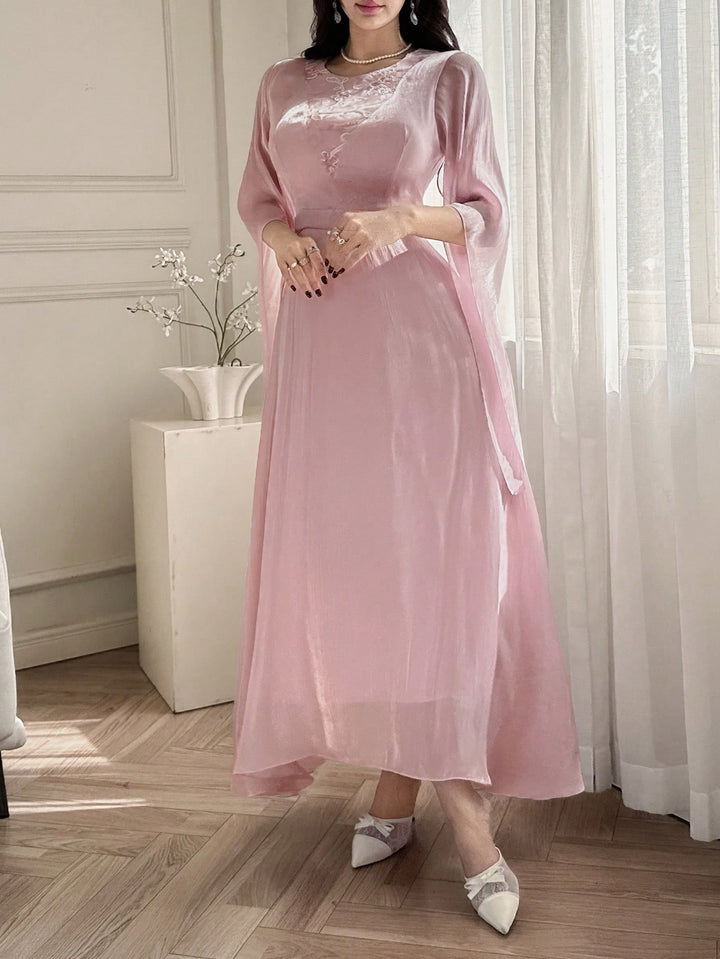 Rochie maxi SHEIN, roz