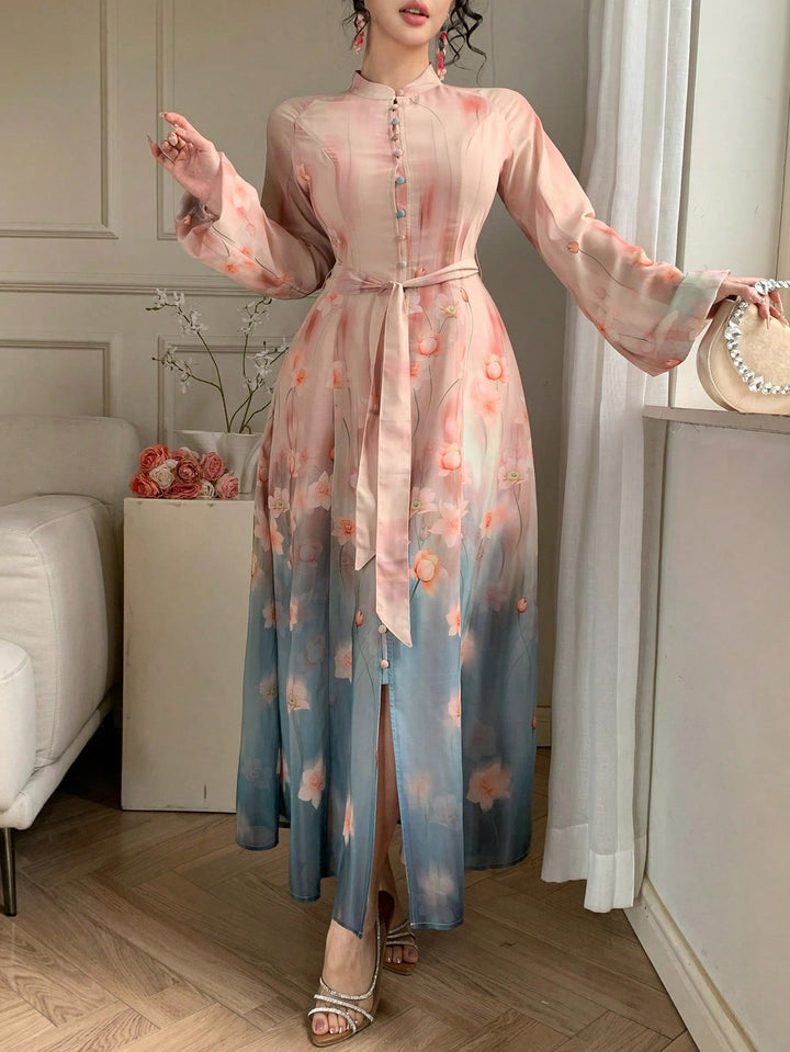 Rochie maxi SHEIN, roz