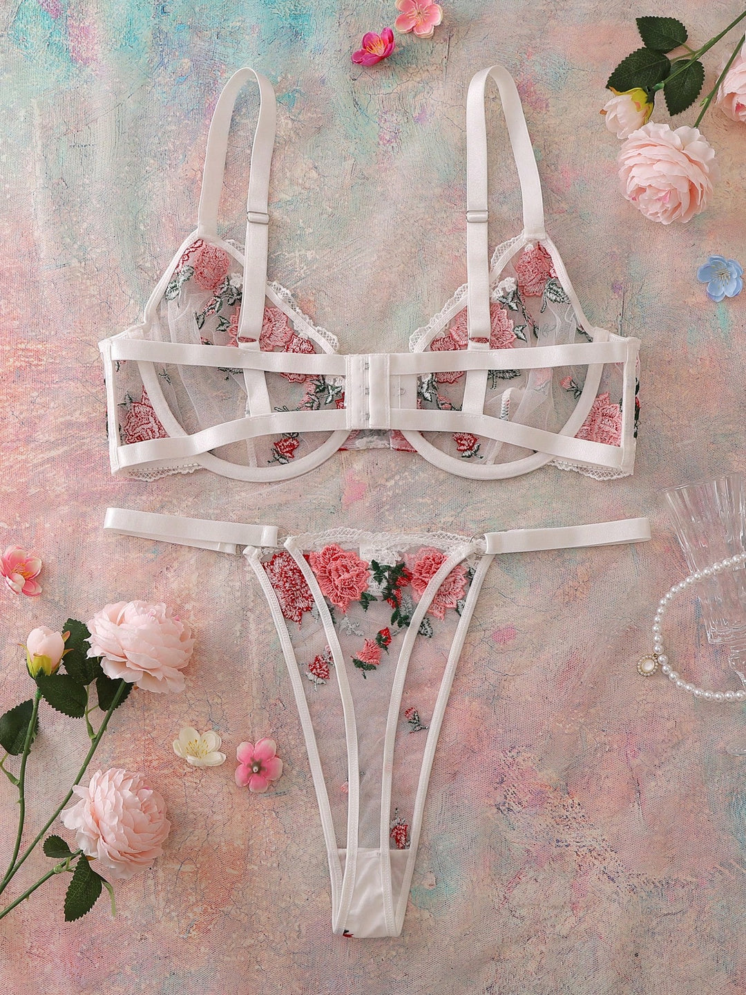 Set sutien și chilot SHEIN, mix culori