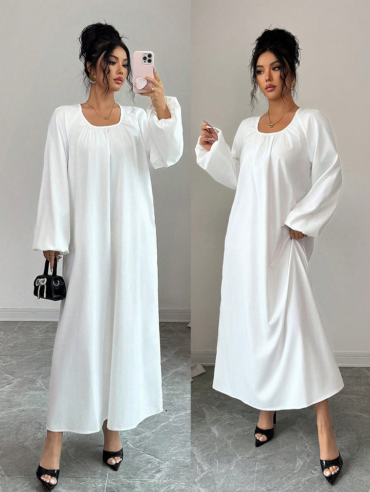 Rochie maxi SHEIN, alb