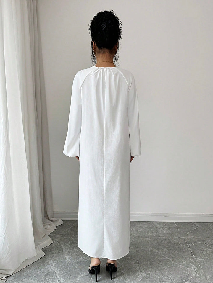 Rochie maxi SHEIN, alb