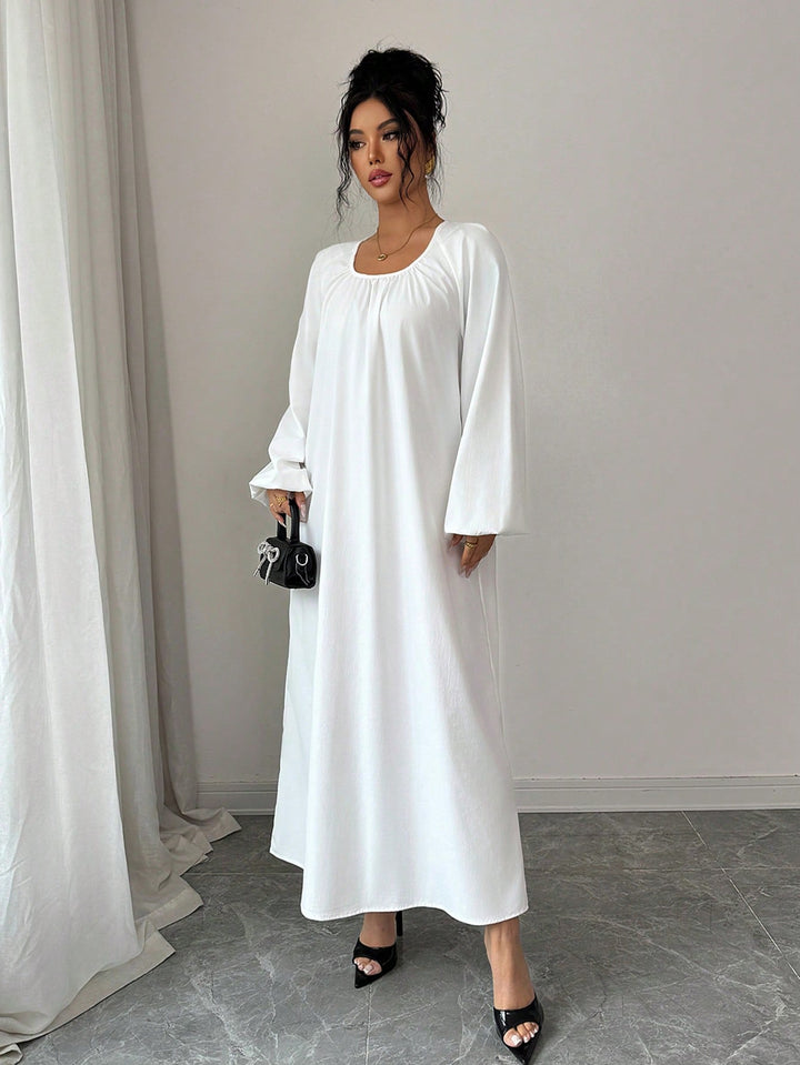 Rochie maxi SHEIN, alb