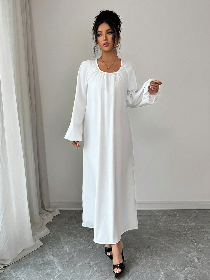 Rochie maxi SHEIN, alb