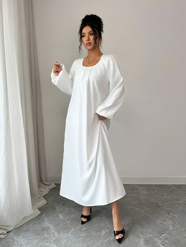 Rochie maxi SHEIN, alb