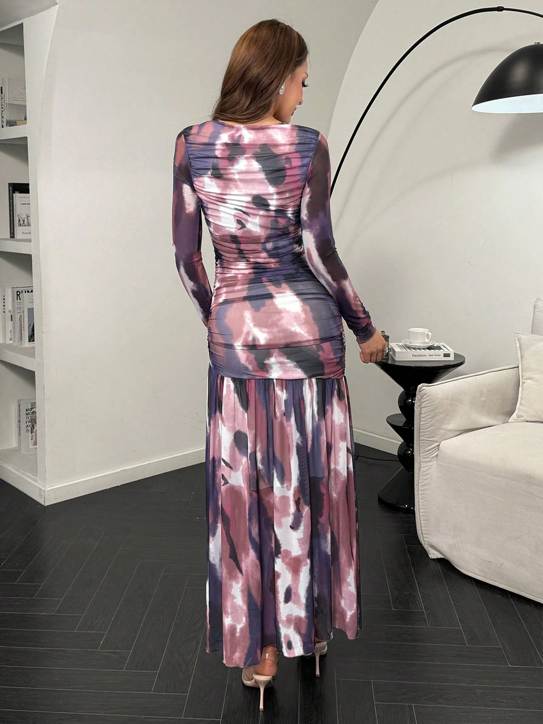 Rochie maxi SHEIN, mix culori