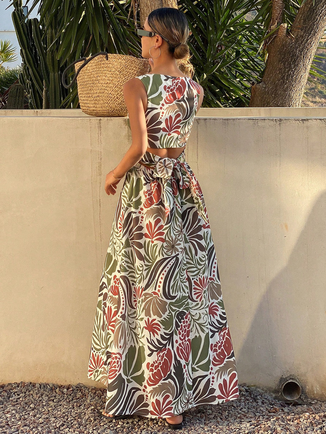Rochie midi SHEIN, verde