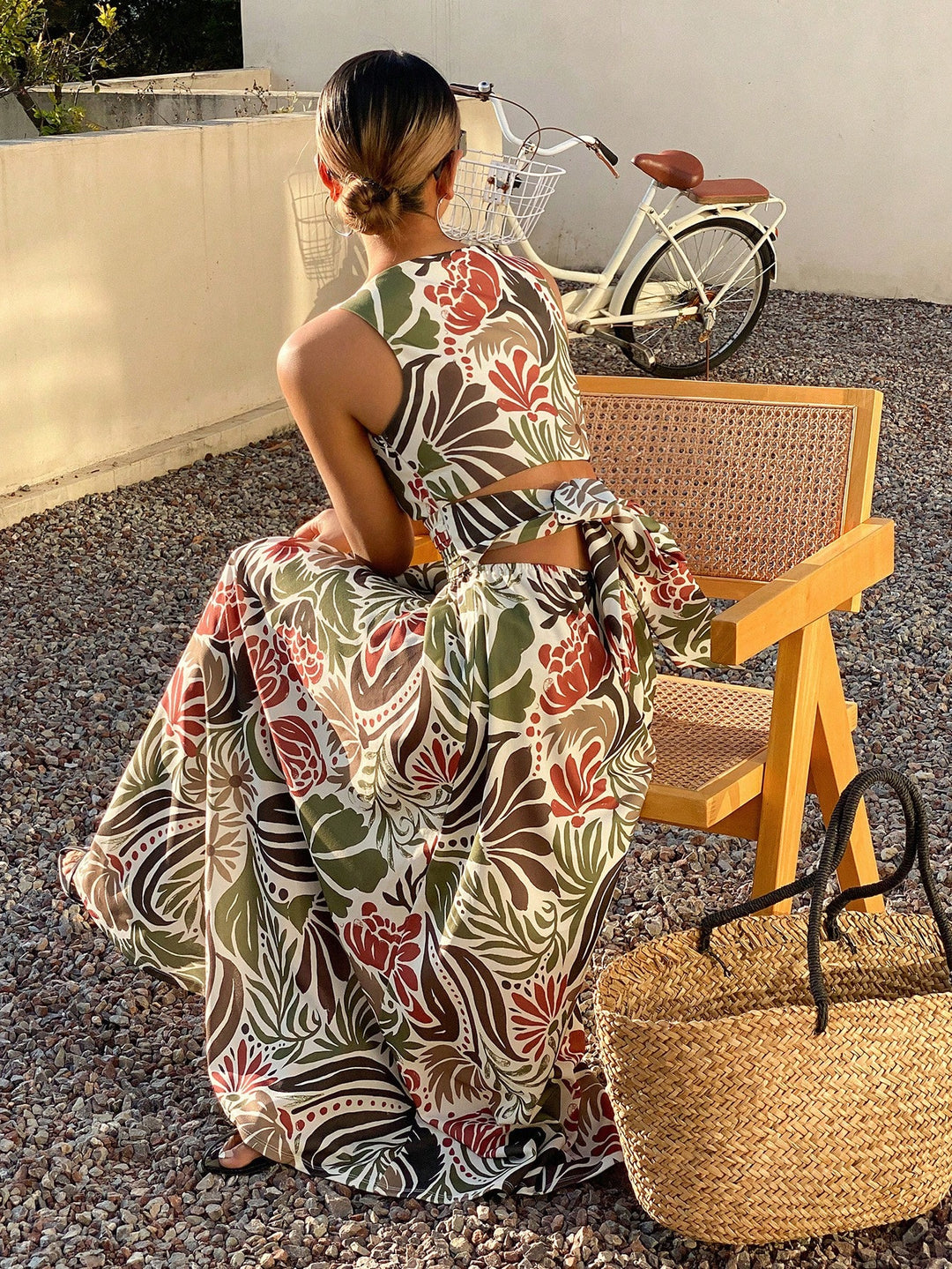 Rochie midi SHEIN, verde