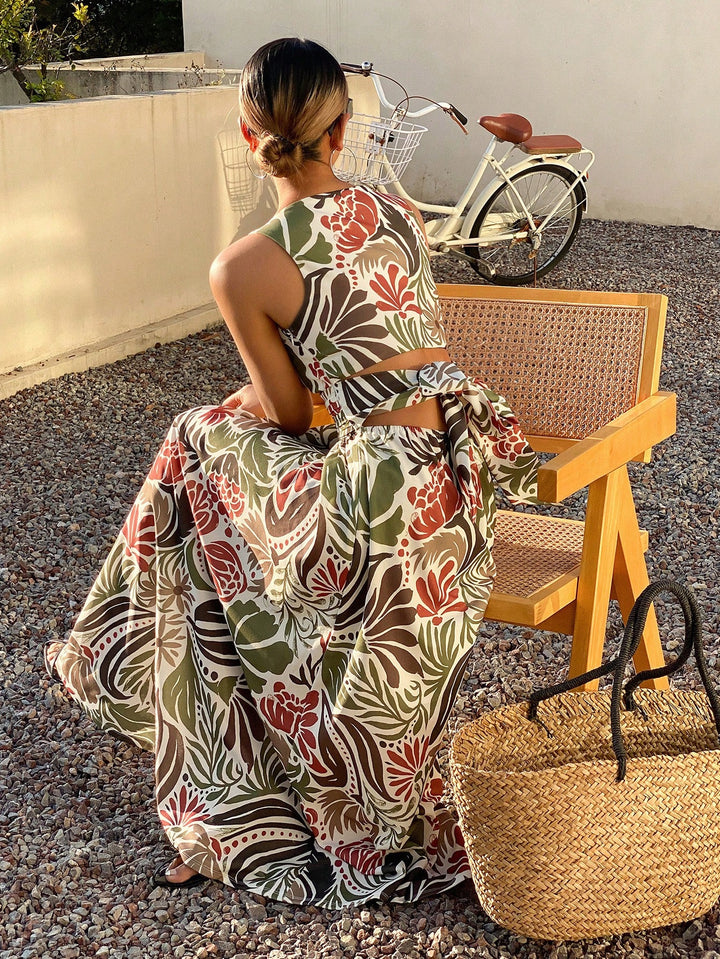 Rochie midi SHEIN, verde
