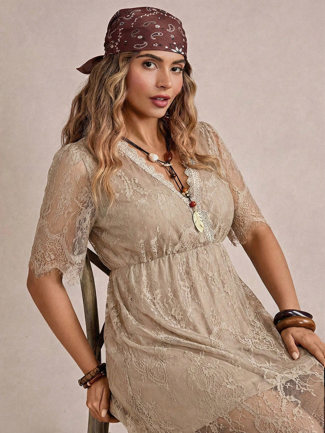 Rochie SHEIN, kaki