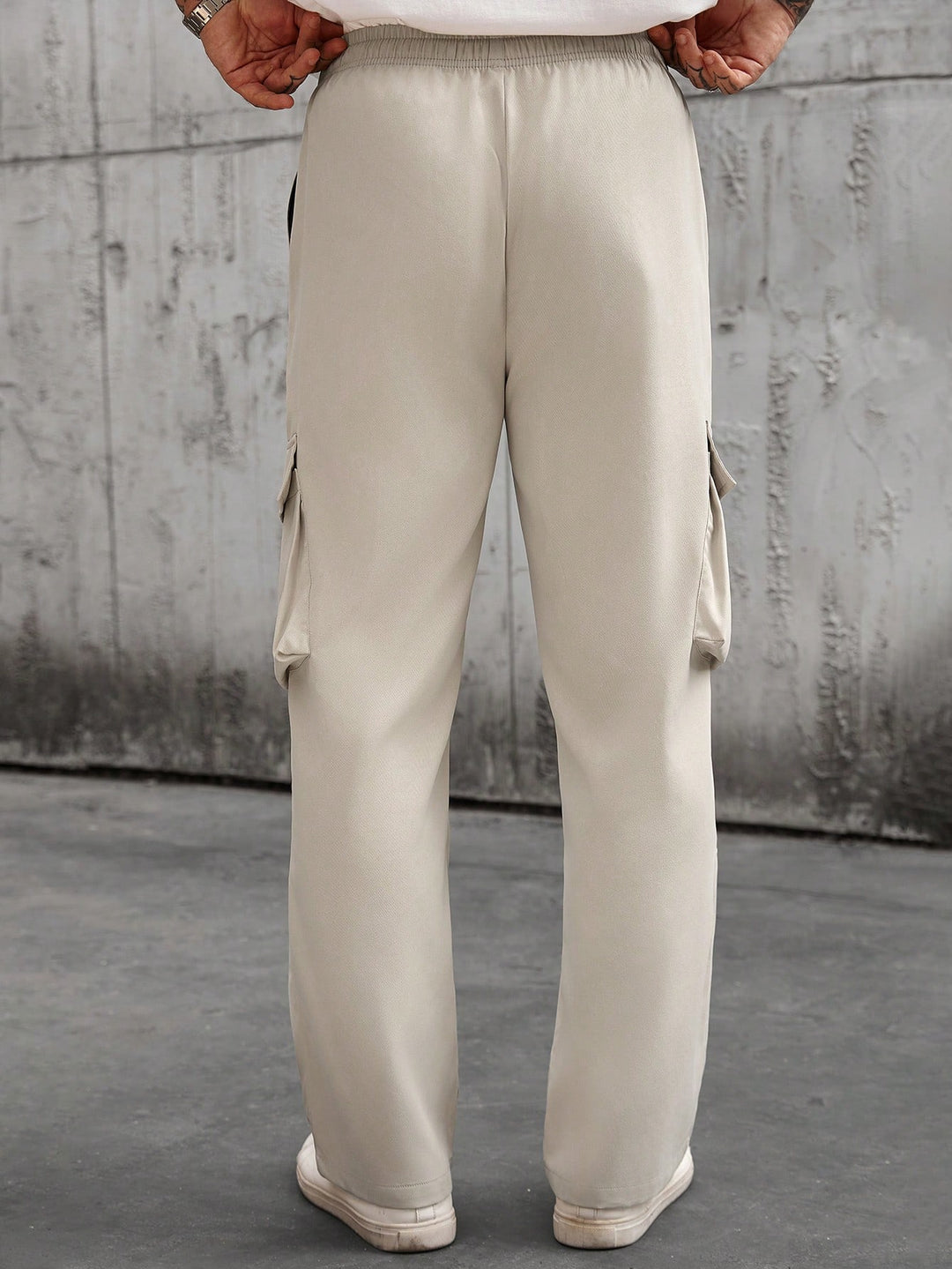 Pantalon SHEIN, portocaliu