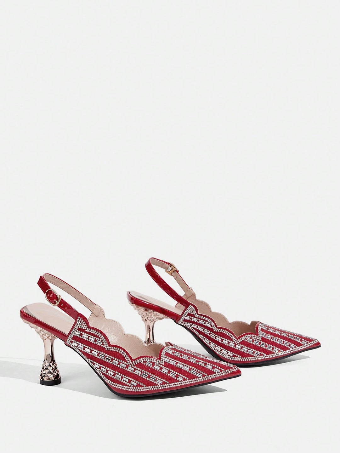 Pantofi cu toc SHEIN, roșu