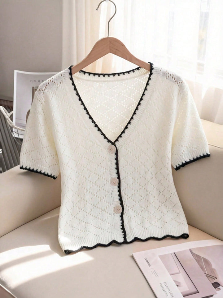 Cardigan SHEIN, alb