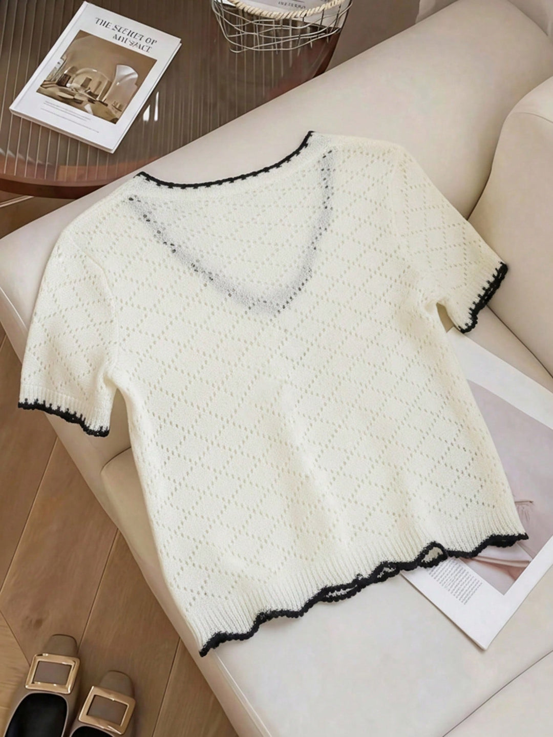 Cardigan SHEIN, alb