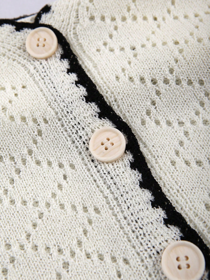 Cardigan SHEIN, alb