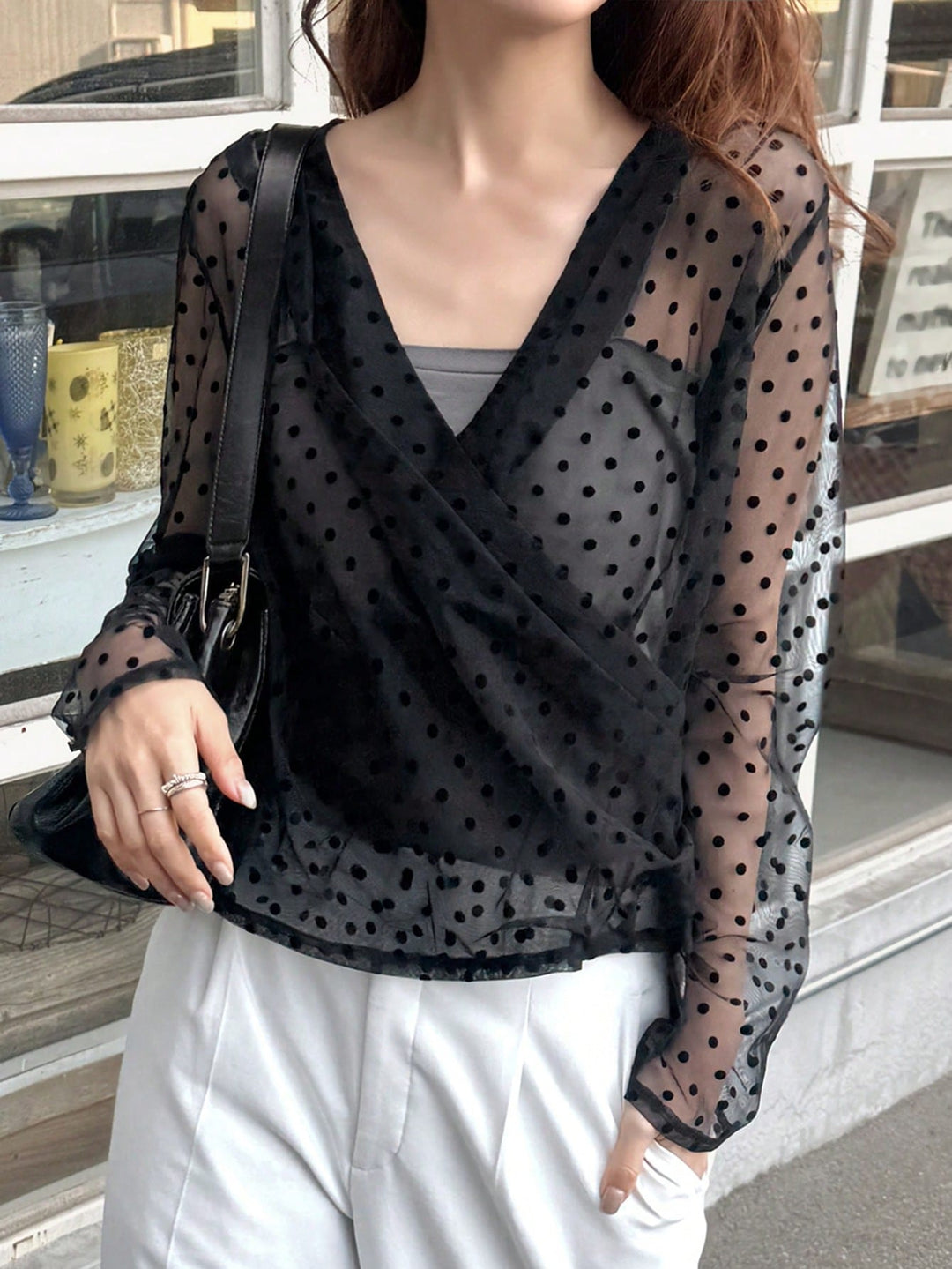 Top SHEIN, bej