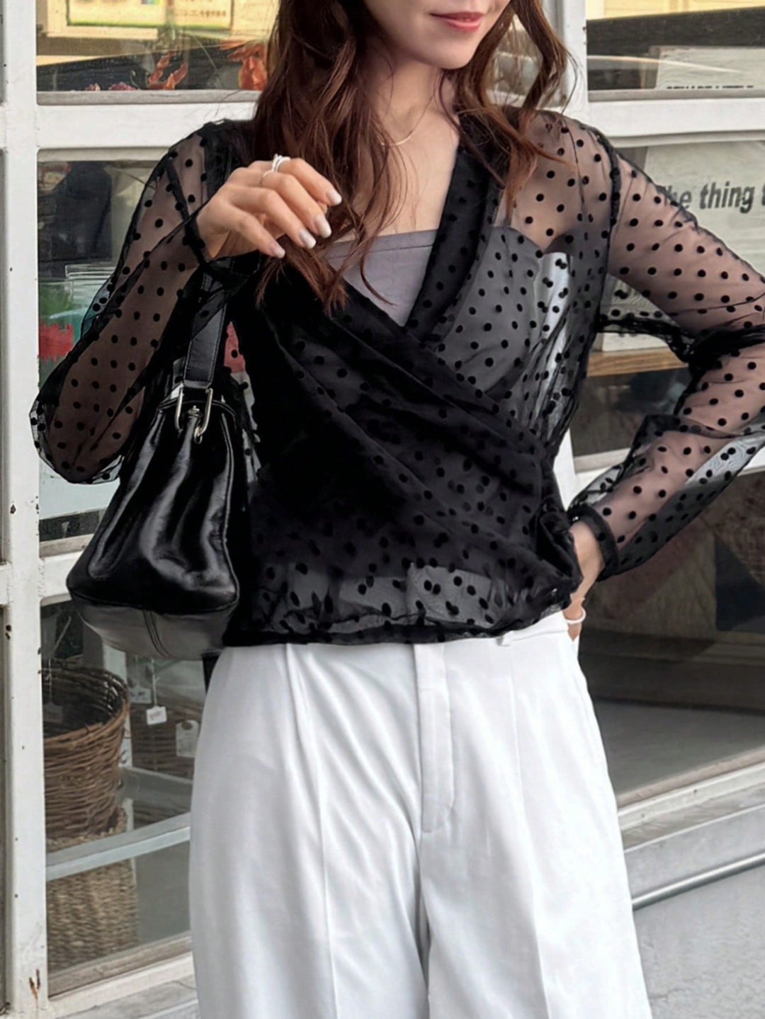 Top SHEIN, bej