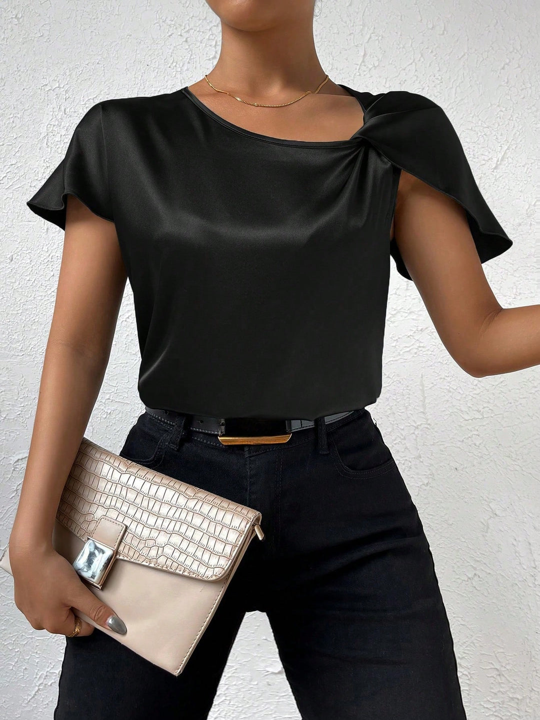 SHEIN blúz, fekete