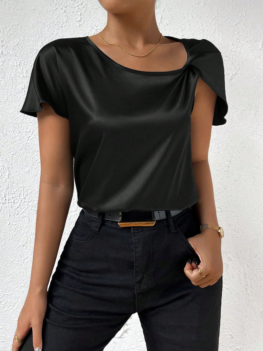 SHEIN blúz, fekete
