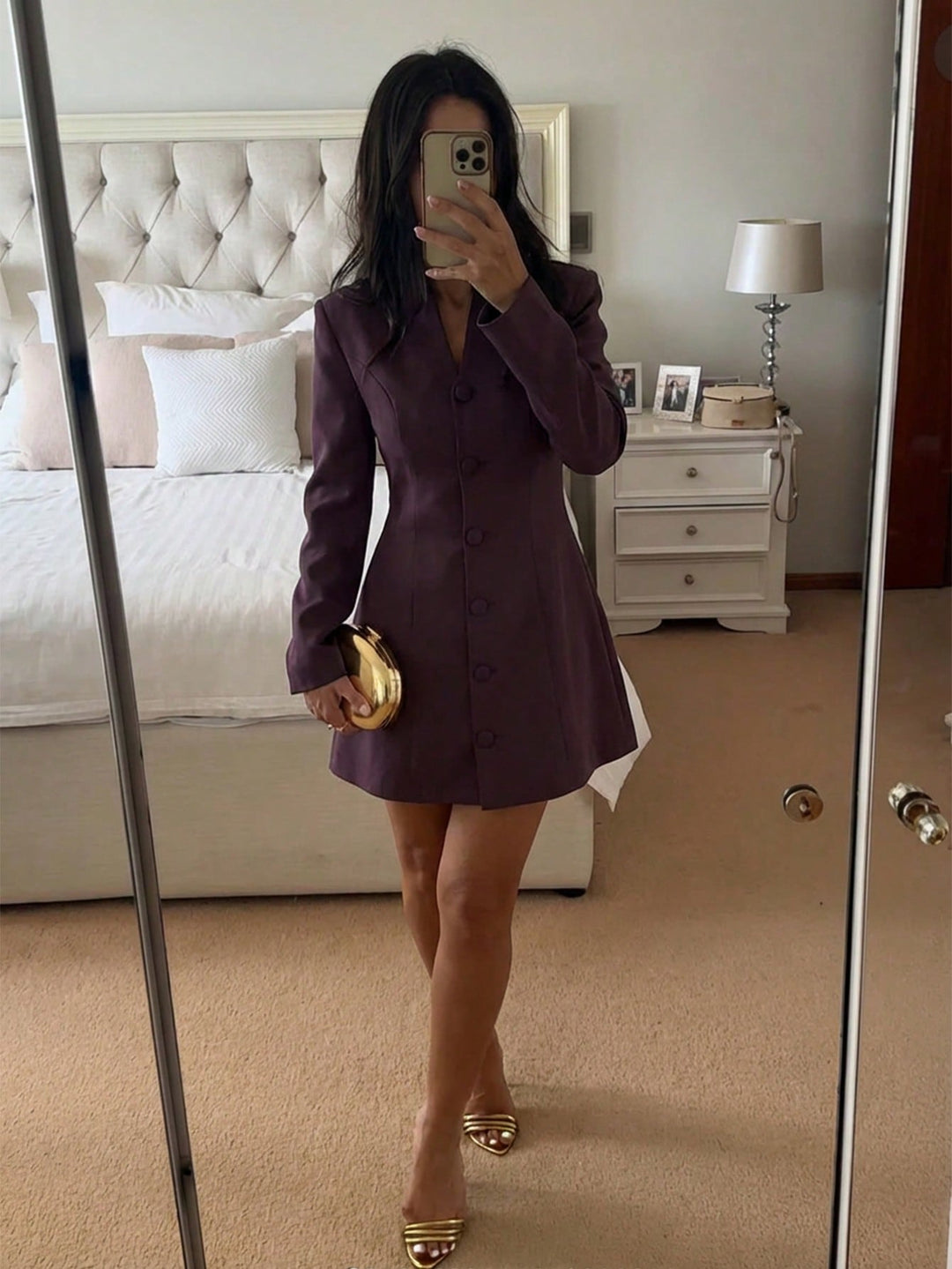 Rochie scurtă SHEIN, bej