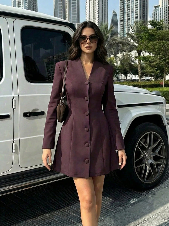 Rochie scurtă SHEIN, bej