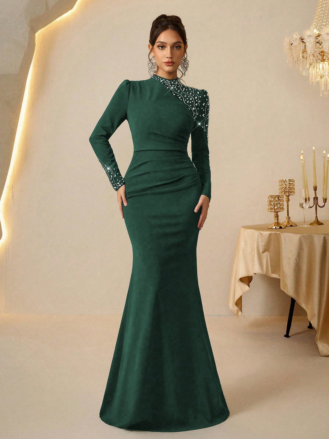 Rochie SHEIN, verde