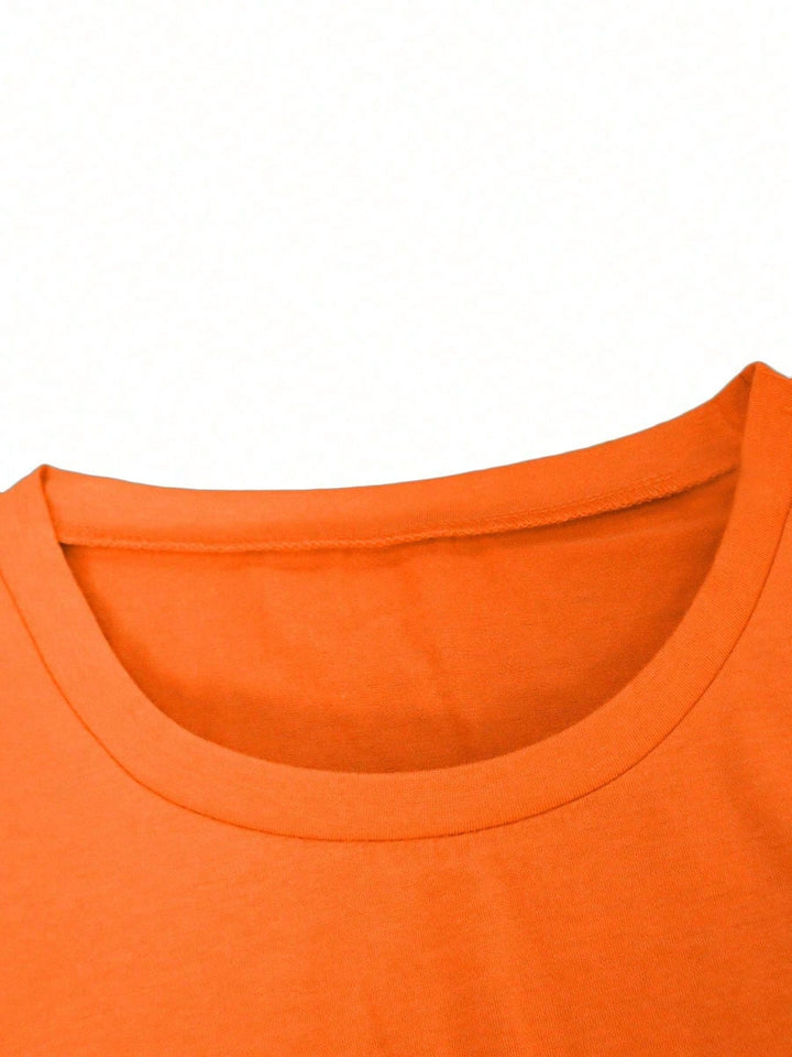 Tricou SHEIN, portocaliu