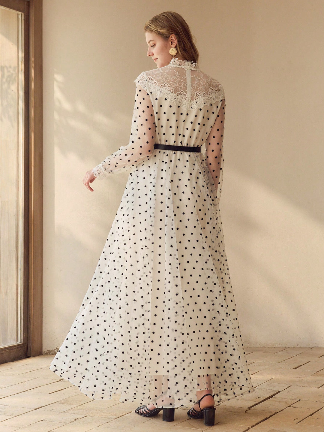 SHEIN maxi ruha, fekete