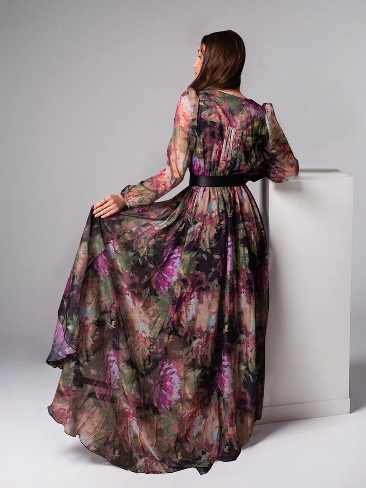 Rochie maxi SHEIN, mix culori