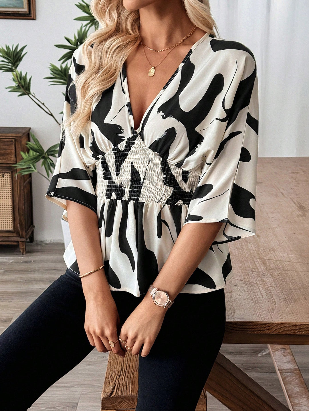 Bluza SHEIN, bej