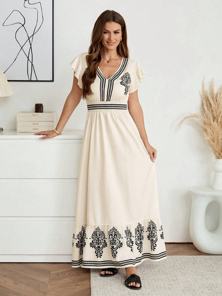 Rochie maxi SHEIN, mix culori