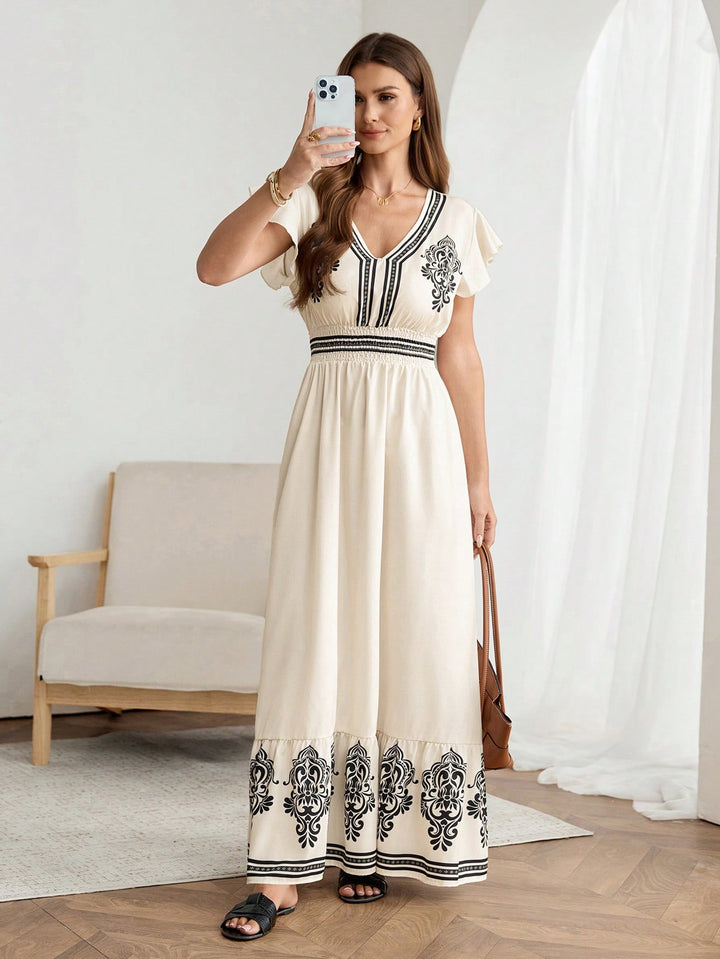 Rochie maxi SHEIN, mix culori