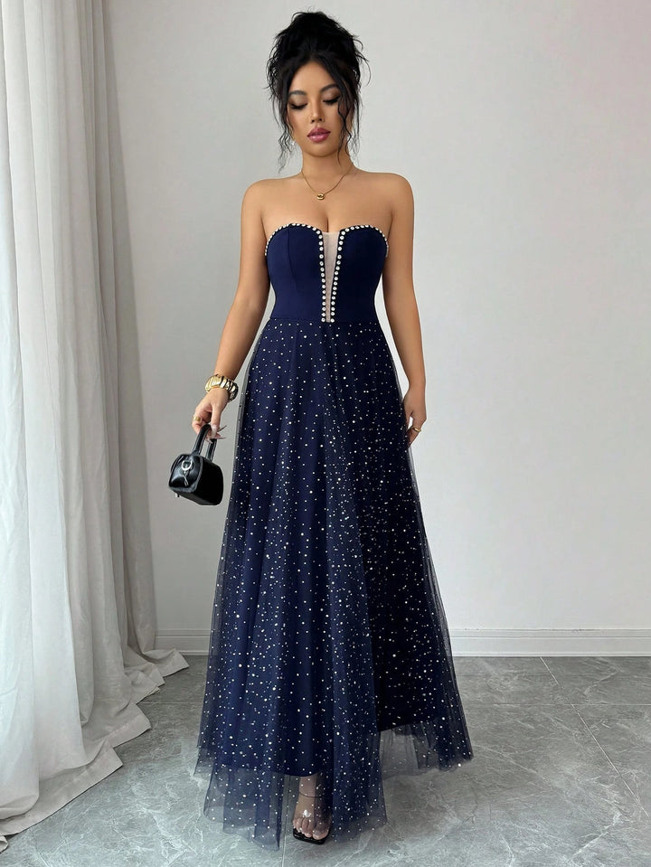 Rochie maxi SHEIN, albastru